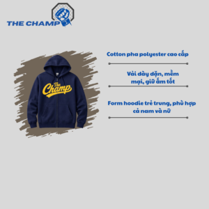 Hoodie THE CHAMP Classic Zip